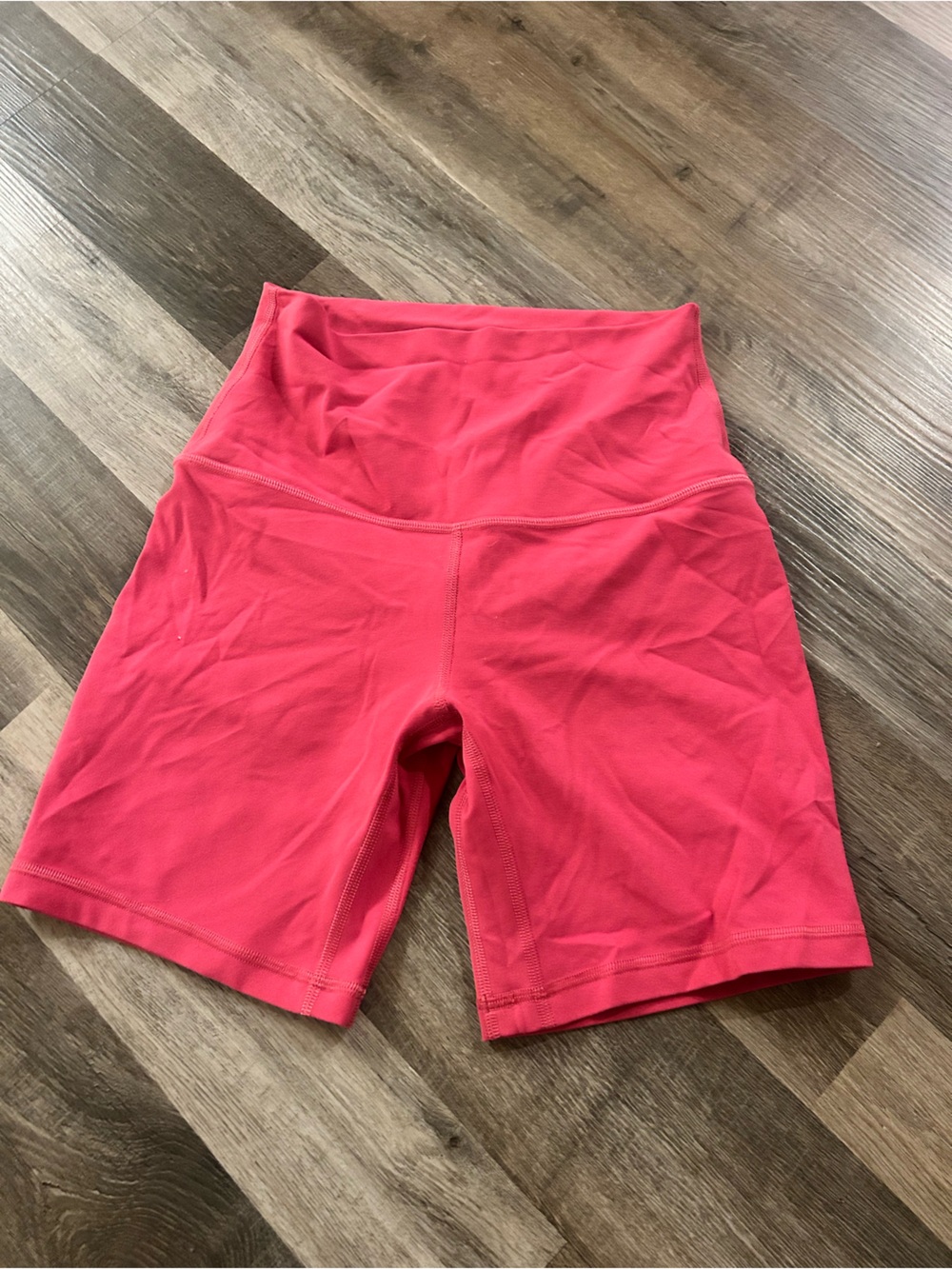 lululemon athletica High-Rise Bike Shorts in Coral